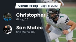 Recap: Christopher  vs. San Mateo  2023