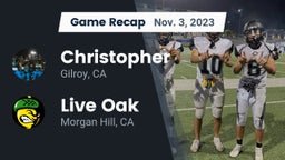 Recap: Christopher  vs. Live Oak  2023
