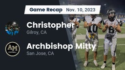Recap: Christopher  vs. Archbishop Mitty  2023