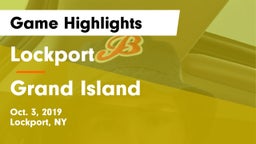 Lockport  vs Grand Island  Game Highlights - Oct. 3, 2019