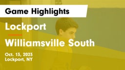 Lockport  vs Williamsville South  Game Highlights - Oct. 13, 2023