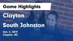 Clayton  vs South Johnston  Game Highlights - Oct. 3, 2019