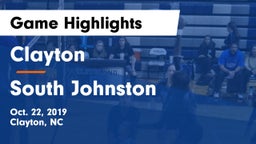 Clayton  vs South Johnston  Game Highlights - Oct. 22, 2019