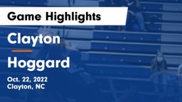 Clayton  vs Hoggard Game Highlights - Oct. 22, 2022