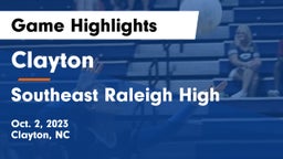 Clayton  vs Southeast Raleigh High Game Highlights - Oct. 2, 2023