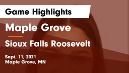 Maple Grove  vs Sioux Falls Roosevelt  Game Highlights - Sept. 11, 2021