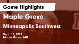 Maple Grove  vs Minneapolis Southwest  Game Highlights - Sept. 18, 2021