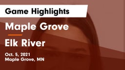 Maple Grove  vs Elk River  Game Highlights - Oct. 5, 2021