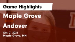 Maple Grove  vs Andover  Game Highlights - Oct. 7, 2021