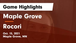 Maple Grove  vs Rocori  Game Highlights - Oct. 15, 2021