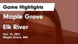 Maple Grove  vs Elk River  Game Highlights - Oct. 19, 2021