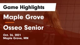 Maple Grove  vs Osseo Senior  Game Highlights - Oct. 26, 2021