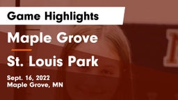 Maple Grove  vs St. Louis Park  Game Highlights - Sept. 16, 2022