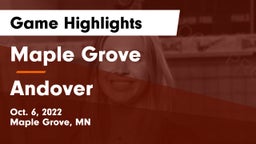Maple Grove  vs Andover  Game Highlights - Oct. 6, 2022