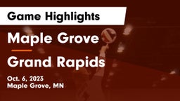 Maple Grove  vs Grand Rapids  Game Highlights - Oct. 6, 2023