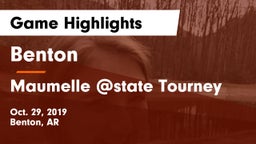 Benton  vs Maumelle @state Tourney Game Highlights - Oct. 29, 2019