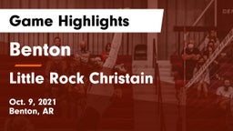 Benton  vs Little Rock Christain Game Highlights - Oct. 9, 2021