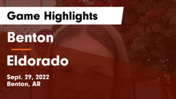 Benton  vs Eldorado Game Highlights - Sept. 29, 2022