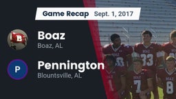 Recap: Boaz  vs. Pennington  2017