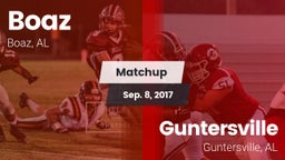 Matchup: Boaz  vs. Guntersville  2017