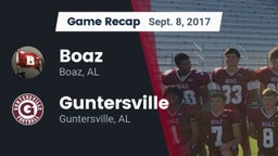 Recap: Boaz  vs. Guntersville  2017