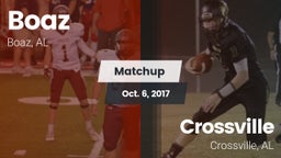 Matchup: Boaz  vs. Crossville  2017