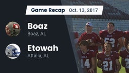 Recap: Boaz  vs. Etowah  2017