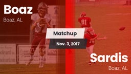 Matchup: Boaz  vs. Sardis  2017