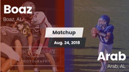 Matchup: Boaz  vs. Arab  2018