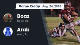 Recap: Boaz  vs. Arab  2018