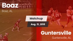 Matchup: Boaz  vs. Guntersville  2018