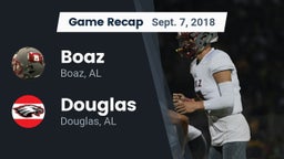 Recap: Boaz  vs. Douglas  2018