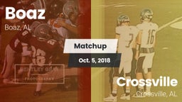 Matchup: Boaz  vs. Crossville  2018