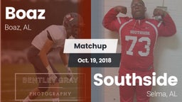 Matchup: Boaz  vs. Southside  2018