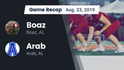 Recap: Boaz  vs. Arab  2019