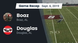 Recap: Boaz  vs. Douglas  2019