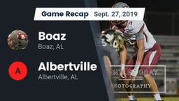 Recap: Boaz  vs. Albertville  2019