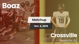 Matchup: Boaz  vs. Crossville  2019