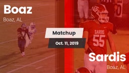 Matchup: Boaz  vs. Sardis  2019