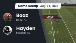 Recap: Boaz  vs. Hayden  2020