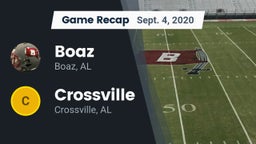 Recap: Boaz  vs. Crossville  2020