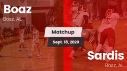 Matchup: Boaz  vs. Sardis  2020