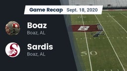 Recap: Boaz  vs. Sardis  2020