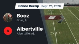 Recap: Boaz  vs. Albertville  2020