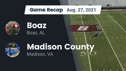 Recap: Boaz  vs. Madison County  2021