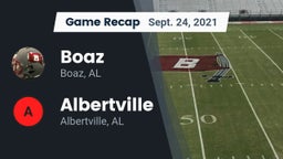 Recap: Boaz  vs. Albertville  2021