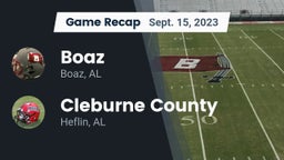 Recap: Boaz  vs. Cleburne County  2023