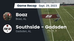 Recap: Boaz  vs. Southside  - Gadsden 2023