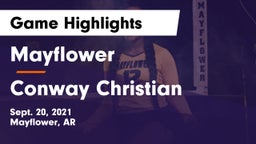 Mayflower  vs Conway Christian  Game Highlights - Sept. 20, 2021