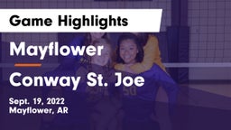 Mayflower  vs Conway St. Joe Game Highlights - Sept. 19, 2022